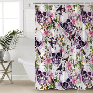 Life & Death Field SWYL0061 Shower Curtain