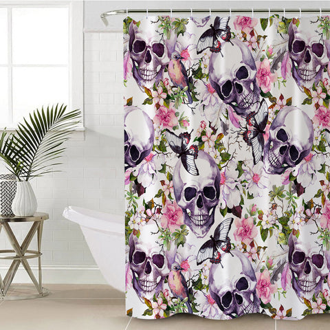 Image of Life & Death Field SWYL0061 Shower Curtain