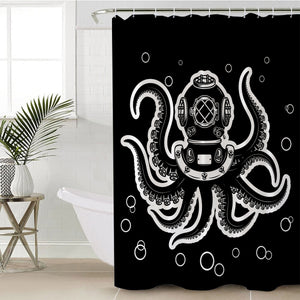 Octopus The Diver SWYL0063 Shower Curtain