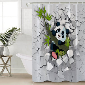 Wrecking Panda SWYL0070 Shower Curtain