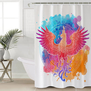 Rebirth Phoenix SWYL0071 Shower Curtain