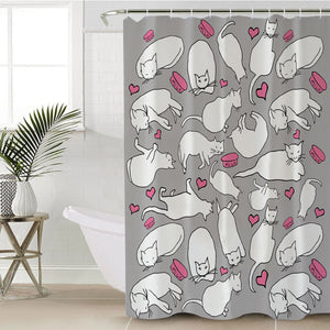 Kitty Cat SWYL0076 Shower Curtain