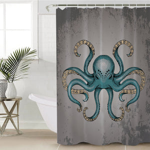 Angry Octopus SWYL0081 Shower Curtain