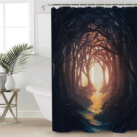 Image of Tangled Forest SWYL0097 Shower Curtain