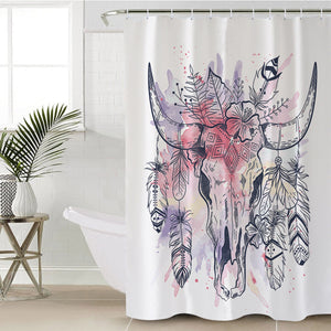 Wounded Trophyhead SWYL0098 Shower Curtain