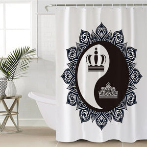 Yin Yang Crowns SWYL0101 Shower Curtain