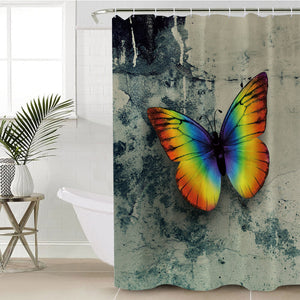 Colorful Butterfly SWYL0284 Shower Curtain