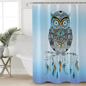 Owl Dream Catcher SWYL0290 Shower Curtain