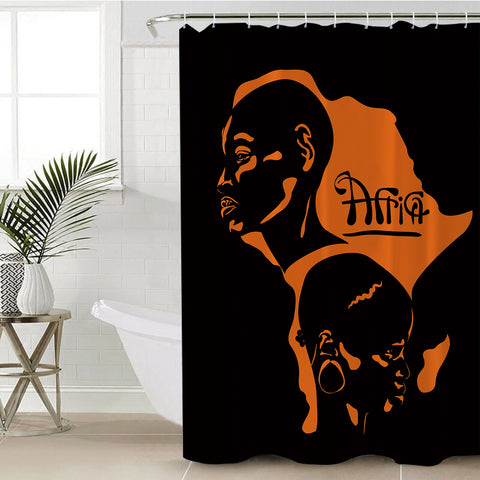 Image of African SWYL0293 Shower Curtain