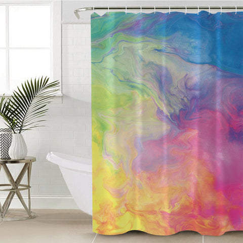 Image of Colorful Painting SWYL0295 Shower Curtain