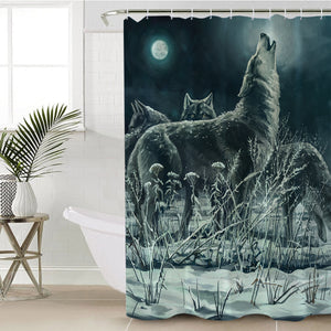 Hunting Night SWYL0302 Shower Curtain