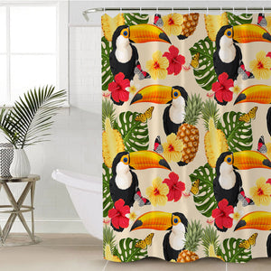 Tropical Toucan SWYL0303 Shower Curtain