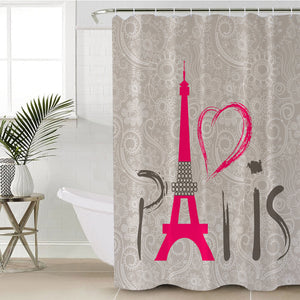 Paris SWYL0446 Shower Curtain