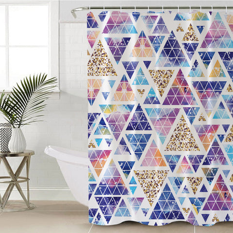 Image of Geometric Designs SWYL0452 Shower Curtain