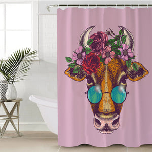 Miss Moo SWYL0454 Shower Curtain