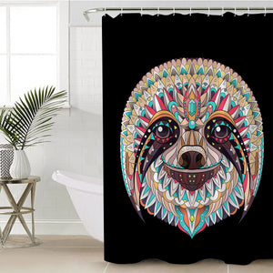 Stylized Sloth SWYL0461 Shower Curtain
