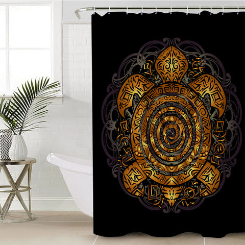 Image of Turtle Shape SWYL0468 Shower Curtain