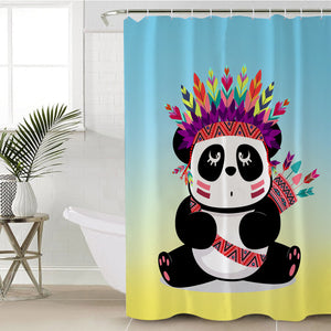 Tribal Panda SWYL0476 Shower Curtain