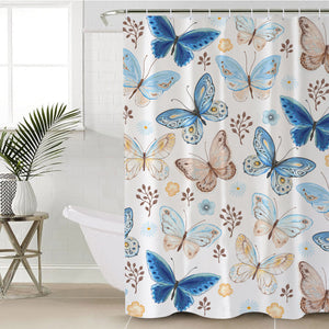 Delicate Butterflies SWYL0501 Shower Curtain