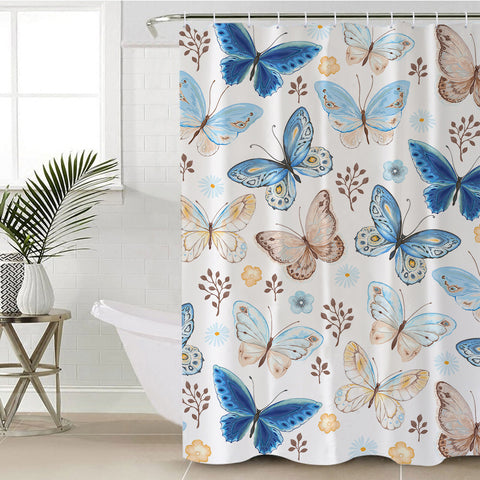 Image of Delicate Butterflies SWYL0501 Shower Curtain