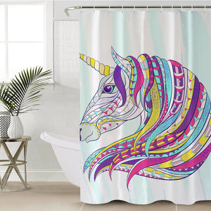 Stylized Unicorn SWYL0506 Shower Curtain