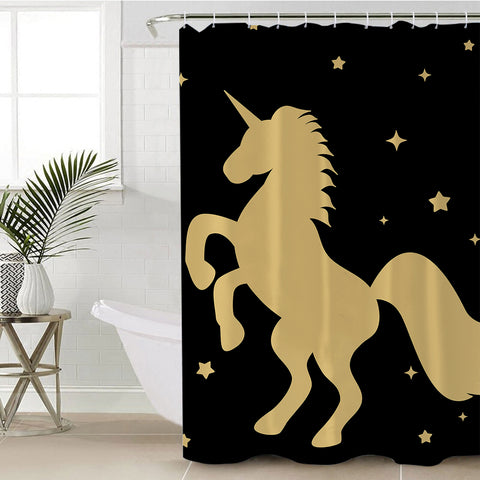 Image of Prancing Unicorn SWYL0508 Shower Curtain