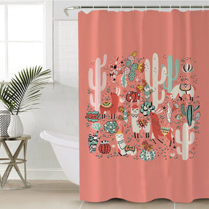 Dessert Themed Pink SWYL0521 Shower Curtain