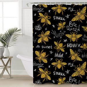 Bee Collection SWYL0529 Shower Curtain