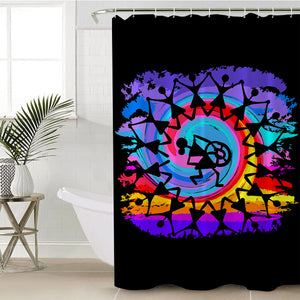 Communal Dance SWYL0536 Shower Curtain