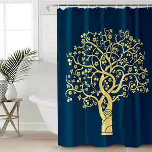 Golden Tree Of Life SWYL0626 Shower Curtain