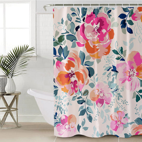 Image of Pretty Flowers SWYL0633 Shower Curtain