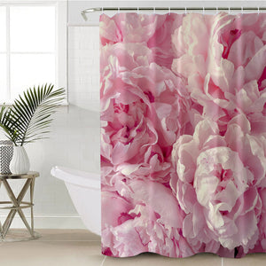 3D Pink Flowers SWYL0636 Shower Curtain