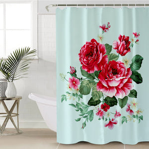 Pretty Roses SWYL0641 Shower Curtain