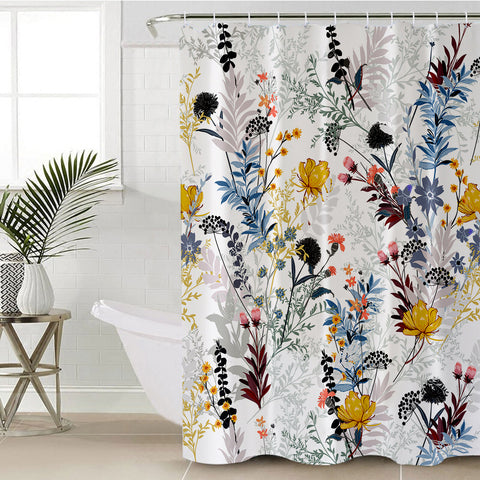 Image of Wild Flowers SWYL0645 Shower Curtain
