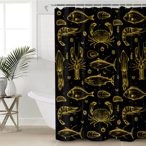 Seafood SWYL0646Shower Curtain