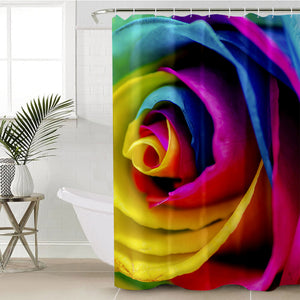 Multicolored Rose SWYL0652 Shower Curtain
