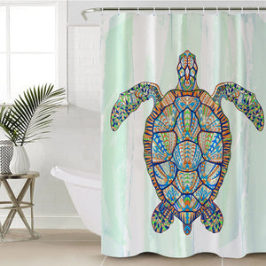 Ancient Turtle SWYL0658 Shower Curtain