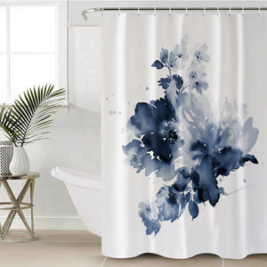 Flowers In Ink SWYL0661 Shower Curtain