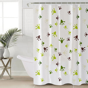 Frog Prints SWYL0664 Shower Curtain