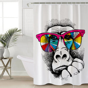 Snazzy Chimp SWYL0677 Shower Curtain