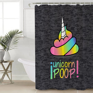 Unicorn Poop SWYL0752 Shower Curtain