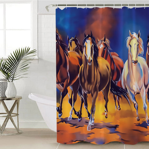 Image of Horse Gang SWYL0758 Shower Curtain