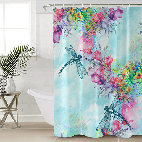 Image of Dragonflies SWYL0763 Shower Curtain