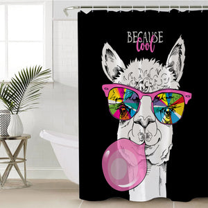 Be Cool Alpaca SWYL0766 Shower Curtain