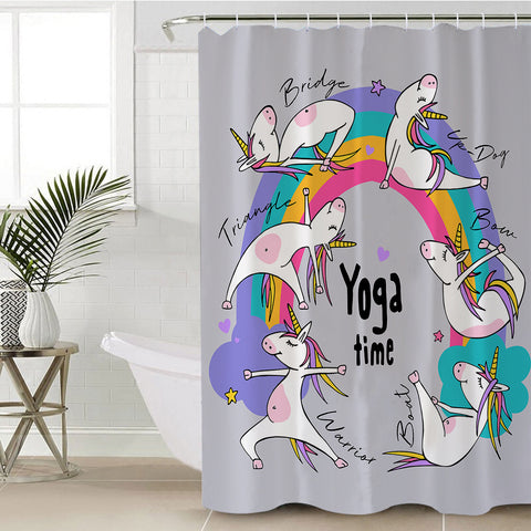 Image of Yoga Unicorn SWYL0771 Shower Curtain