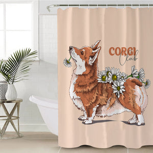 Corgi Club SWYL0773 Shower Curtain