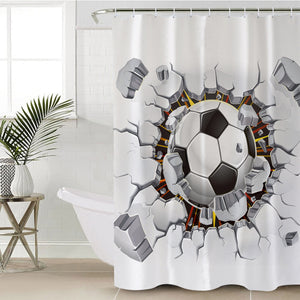 Wrecking Football SWYL0824 Shower Curtain