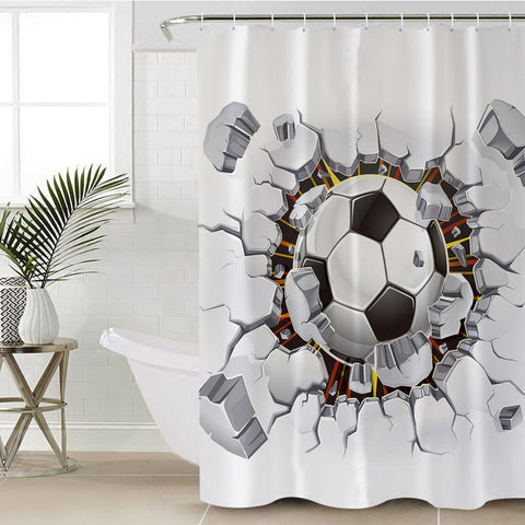 Image of Wrecking Football SWYL0824 Shower Curtain