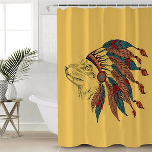 Warchief Wolf SWYL0830 Shower Curtain