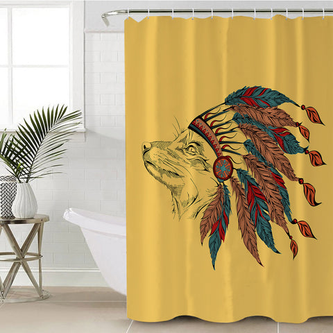 Image of Warchief Wolf SWYL0830 Shower Curtain